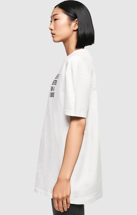 Immagine prodotto Merchcode Maglietta da donna Life Is Better Oversized Boyfriend Tee - 119547 (3XL)