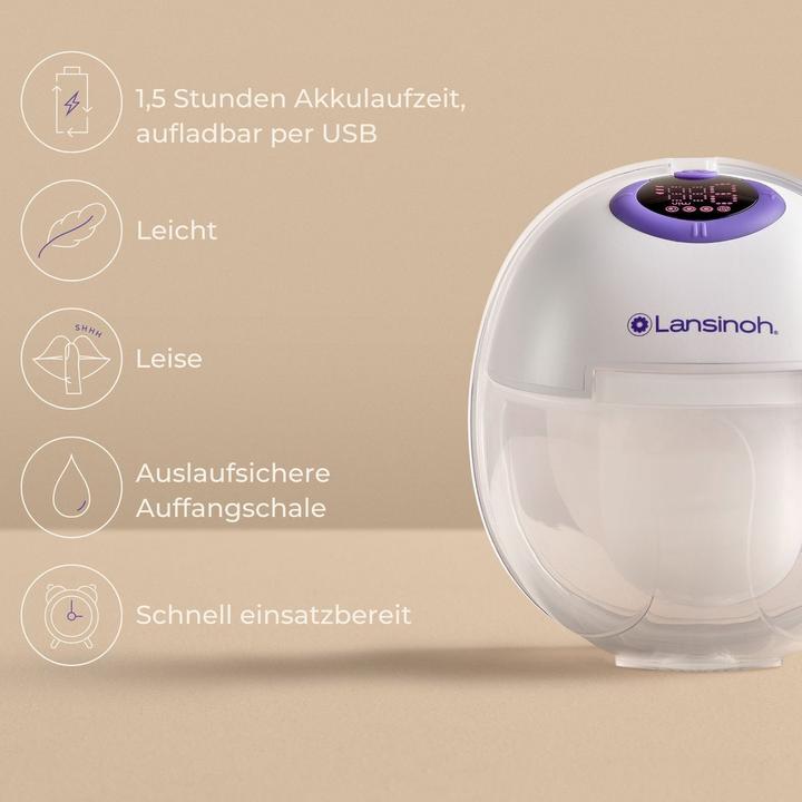 Actual product image Lansinoh Tragb Doppelpumpe