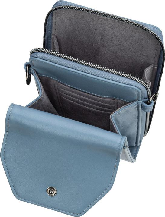 Actual product image Bugatti Almata crossover purse denim