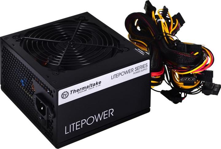 Actual product image Thermaltake Power supply Litepower II Black 450W PS-LTP-0450NPCNEU-2 (450 W, active, 120 mm) (450 W)