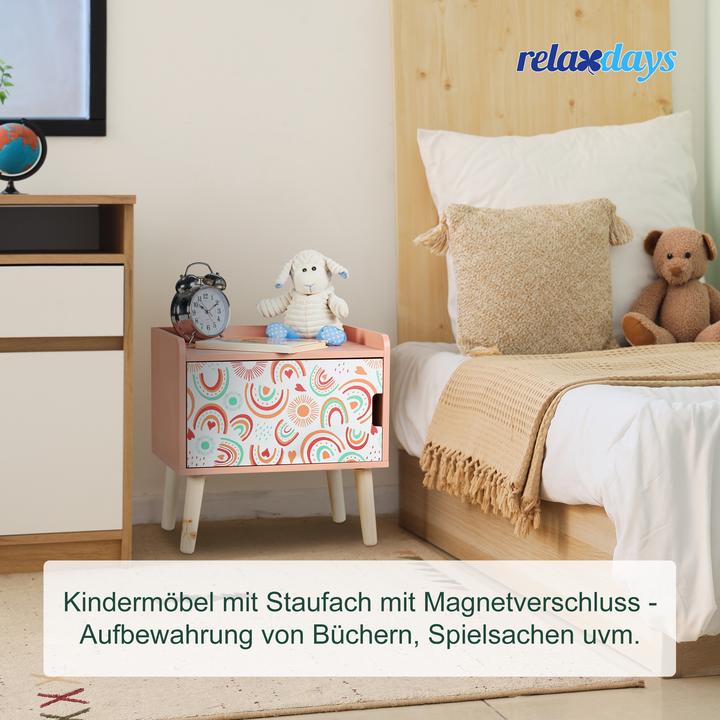 Image du produit Relaxdays Table de nuit enfant (40 x 30 x 41 cm)