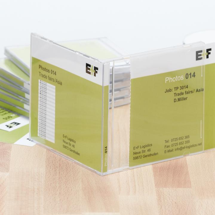 Actual product image HERMA CD insert A4