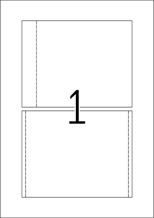 Produktbild HERMA CD Einleger A4