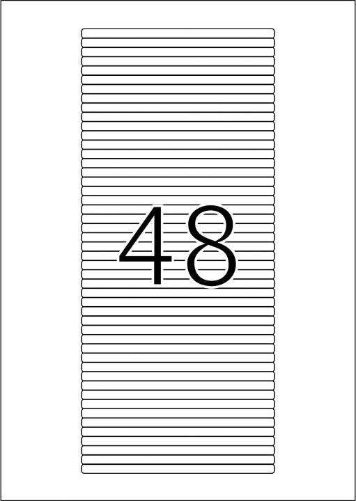 Actual product image HERMA Labels for CD sleeves A4