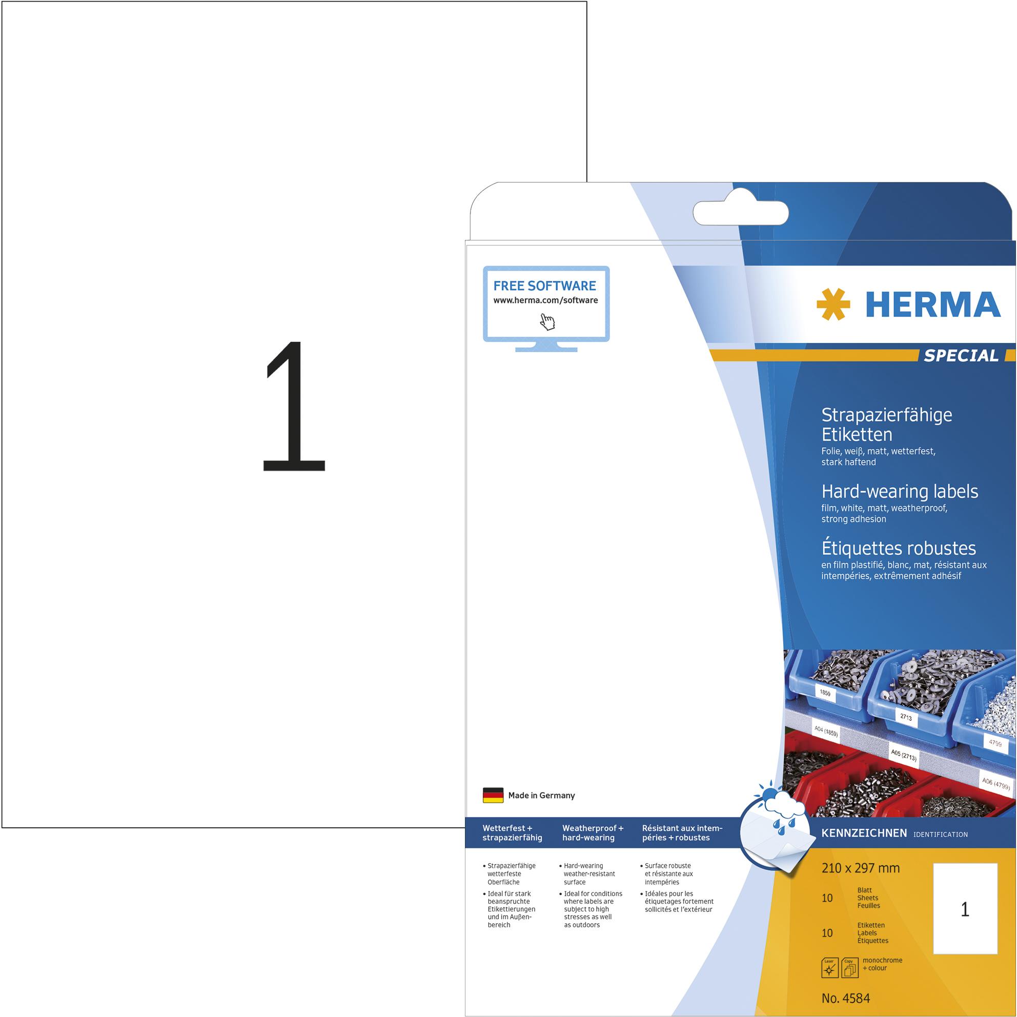 Thumbnail - Herma, Etiketten, Wetterfeste Folienetiketten