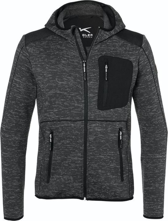 Produktbild Kübler Strickjacke Light Anthrazit/Schwarz 3XL (3XL)