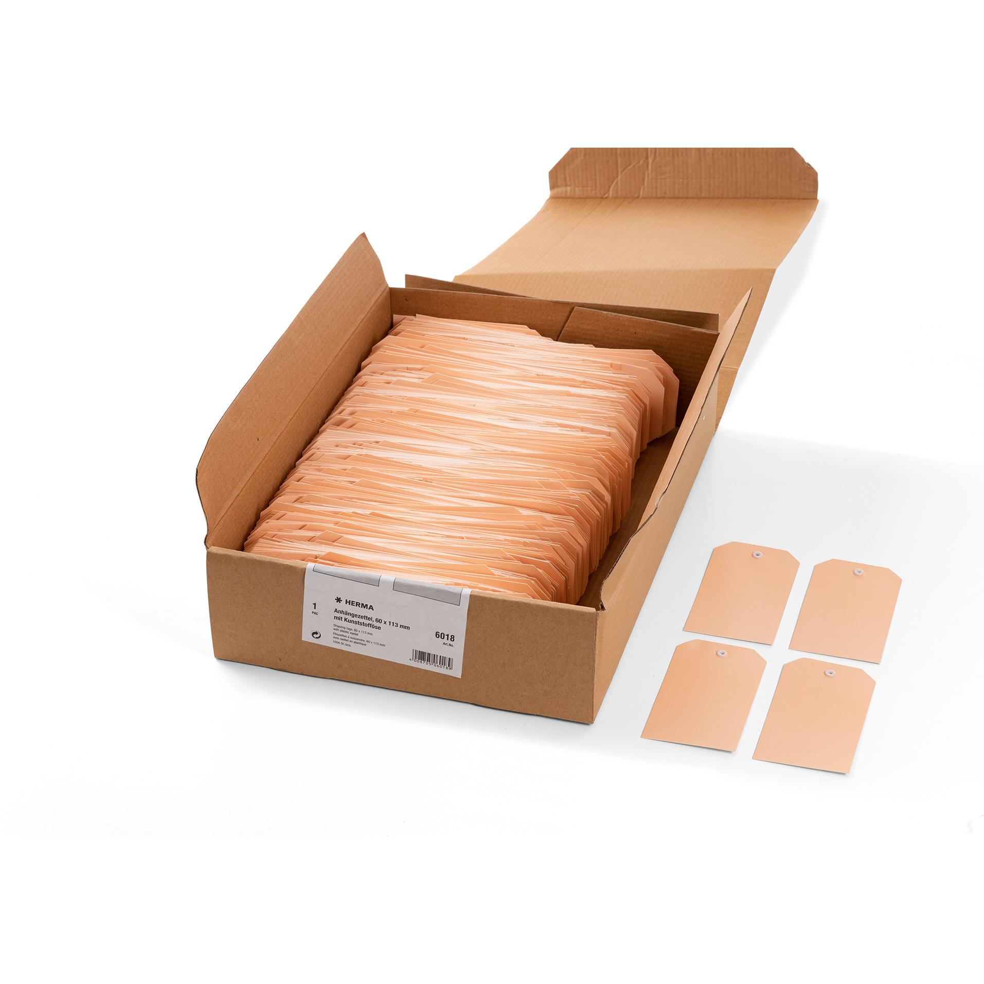 Thumbnail - Herma, Etiketten, Anhängezettel Kunststoffö. 60x113 mm 1000 Stück