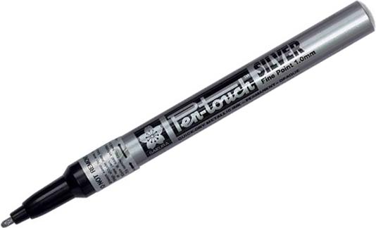 Produktbild Sakura Kalligraphiemarker 1.8 mm F, Silber (1x)