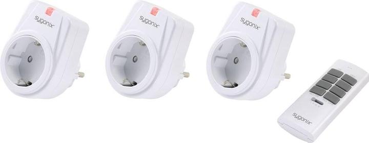 Sygonix RSL prise de courant set adaptateur fiche Pouvoir de coupure (max.) 1000 W Portée maximale (en