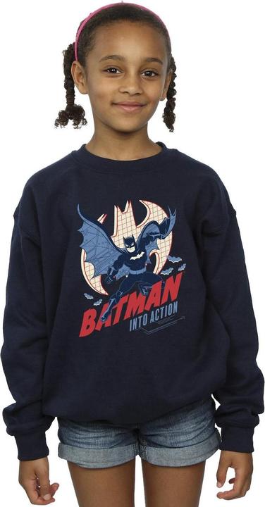 Produktbild Batman Into Action Sweatshirt Mädchen (140, 146)