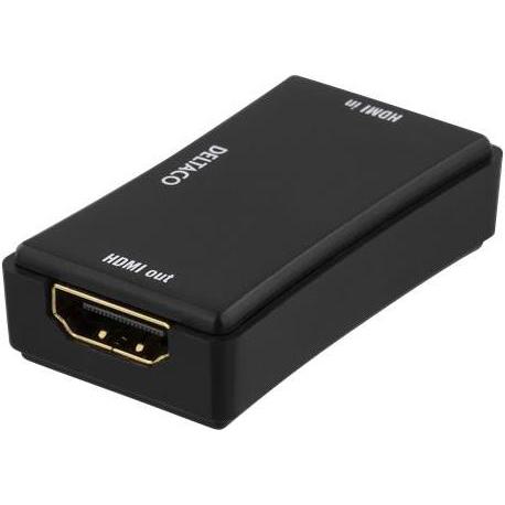 Deltaco HDMI-7036 AV extender AV repeater Black, Video Converter