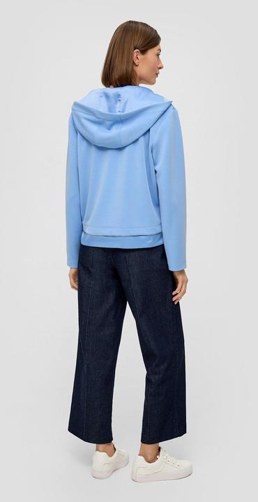 Produktbild S.Oliver Sweatshirt Scuba-Sweatshirt mit Kapuze (34)