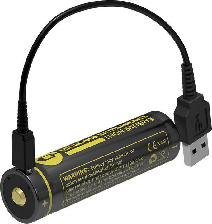 Produktbild Nitecore 18650 USB Akku 3500mAh NL1835r