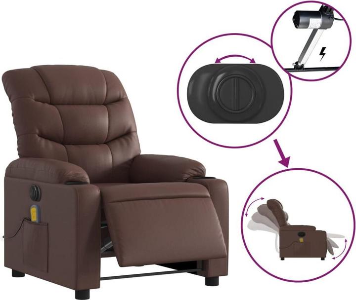 Image du produit vidaXL elektrischer Massagesessel