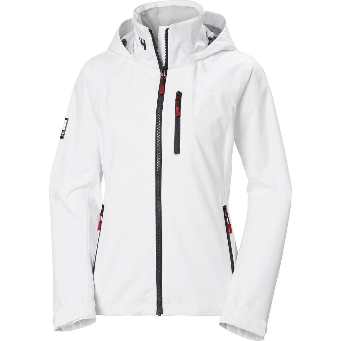 Helly Hansen, Damen, Jacke, Women's Crew Hooded Jacket 2.0 (XS), Weiss, XS