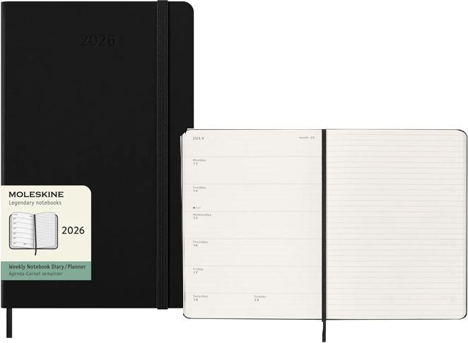 Image du produit Moleskine Agenda commercial Weekly (13 x 21 cm, Anglais)