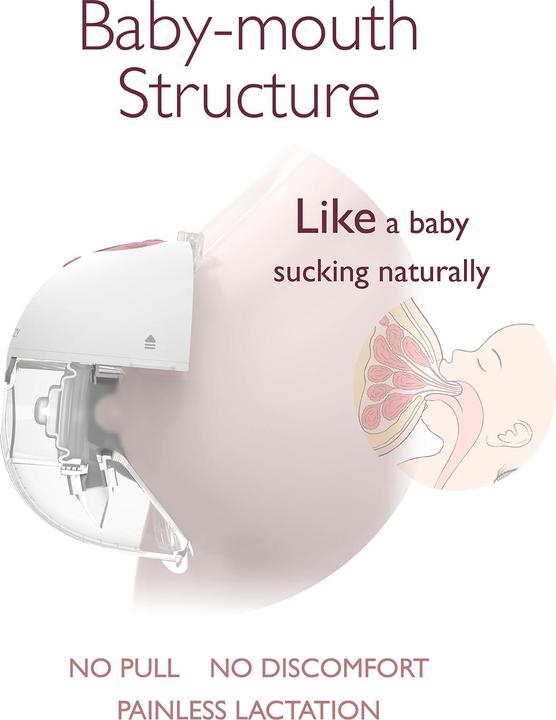 Produktbild Momcozy M5 Wearable Breast Pump Red Double Packs