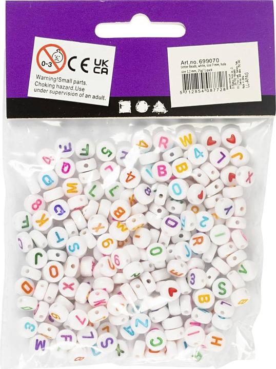 Actual product image Creativ Company Letter beads