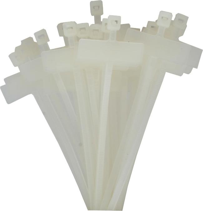 Actual product image InLine Cable tie with labelling area (Plastic cable ties, 100 mm, 100 pcs.)