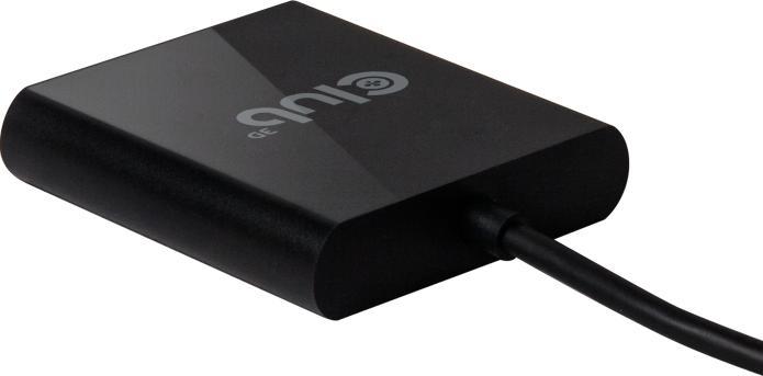 Produktbild Club 3D USB A auf HDMI 2.0 Dual Monitor 4K 60Hz Adapter