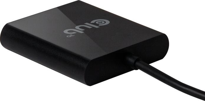 Actual product image Club 3D USB A to HDMI 2.0 Dual Monitor 4K 60Hz Adapter
