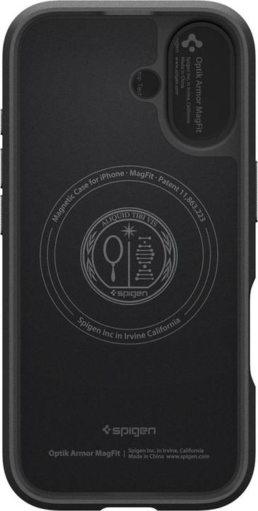 Actual product image Spigen - Optik Armor MagSafe - iPhone 17 - Black (Apple iPhone 17)