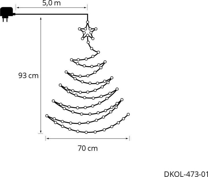 Actual product image STT Foldable Xmas tree hanger