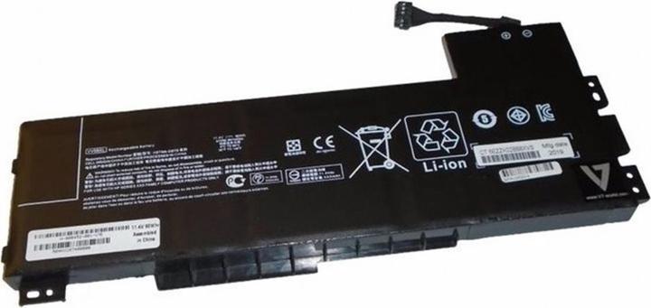 Actual product image V7 Laptop Battery (equivalent to: HP 808452-001) (6 cubicles, 7890 mAh)