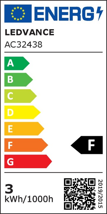 Energie-Label Osram Led Retrofit Classic P (E14, 25 W, 250 lm, 1 x, F)