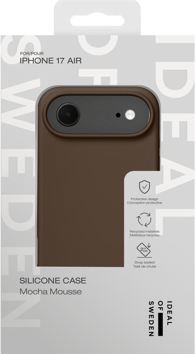 Produktbild iDeal Of Sweden iPhone 17 Air Silicone Case - Mocha Mousse (Apple iPhone 17 Pro)