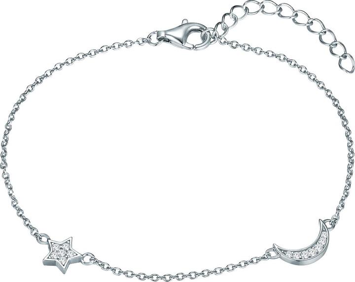 Immagine prodotto Rafaela Donata Donna Luna, Stella in argento Sterling Zirconia Argento 17,0 cm di lunghezza base + 3,0 cm di (17 cm, Argento sterling rodiato)