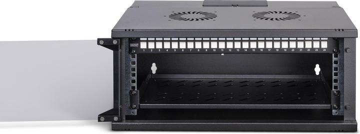 Produktbild Digitus 19" Netzwerk-Set, 4HE Wandgehäuse und Zubehör, sw SOHO PRO Version (4 HE, 19 Zoll Rack)