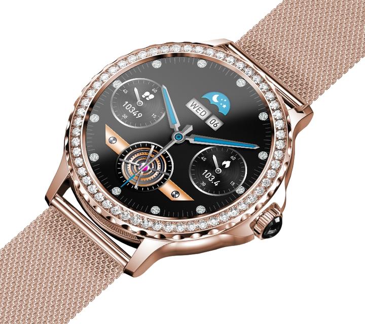 Produktbild RNCF19-1 Damen-Smartwatch Roségold Armband + Armband