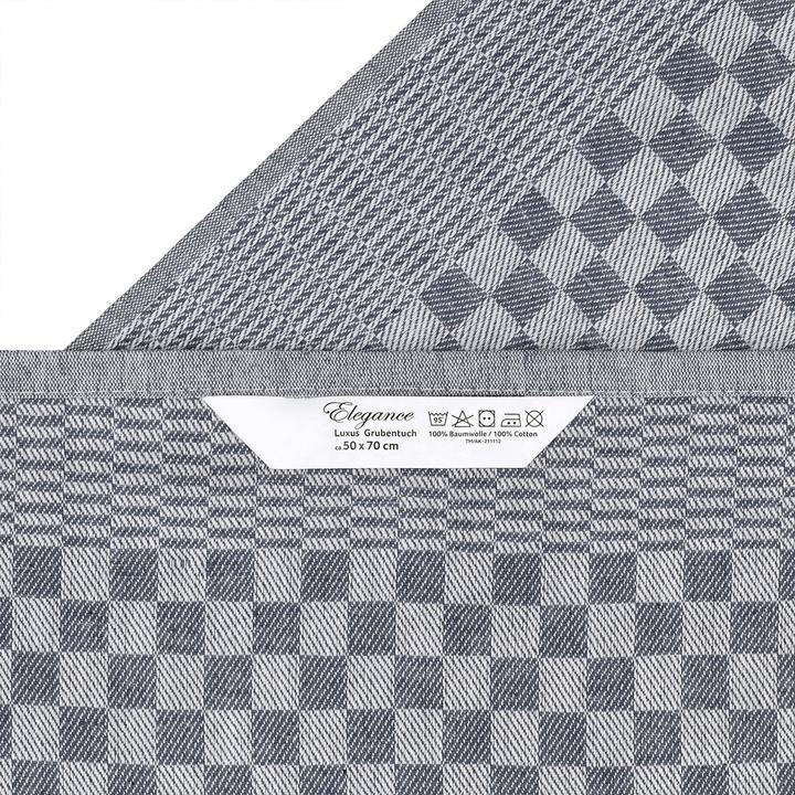 Actual product image Müskaan Set of 20 pit trays, black, tea towels 45 x 70 cm (50 x 70 cm)