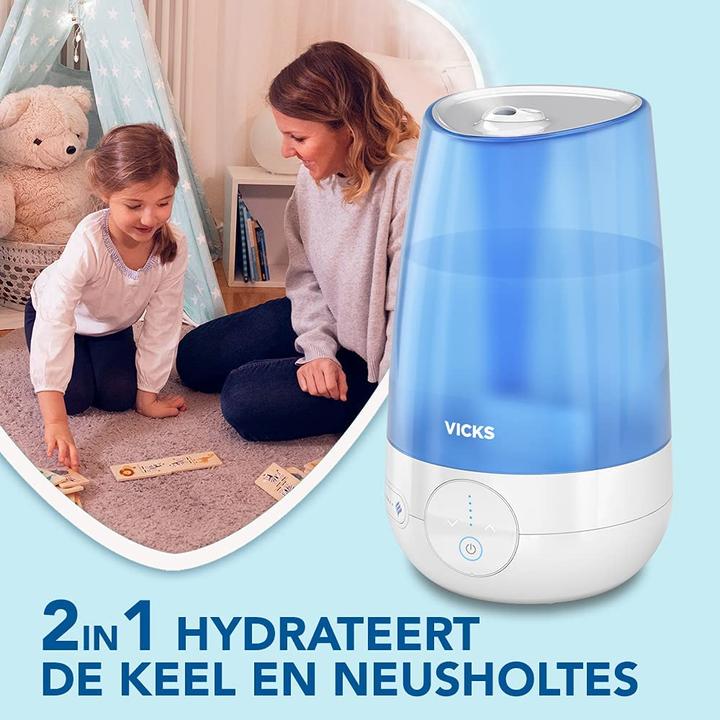 Image du produit Vicks Mini Kaltluft Ultraschall-Luftbefeuchter VUL565E (35 m²)