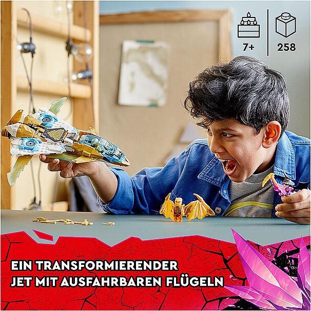 Produktbild LEGO Zanes Golddrachen-Jet (71770, LEGO Ninjago)