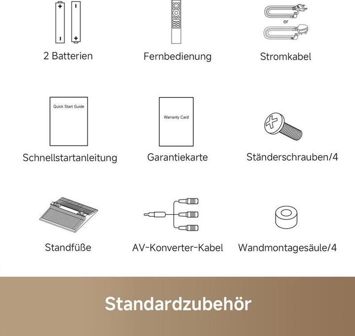 Produktbild Dreame 55S100 (55", LED, QLED, 4K, 2025)