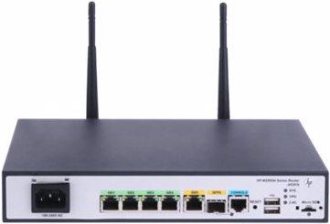 HPE E FlexNetwork MSR954-W Router, 1GbE SFP WW, 2GbE-WAN, 4GbE-LAN, Wireless 802.11n, CWv7