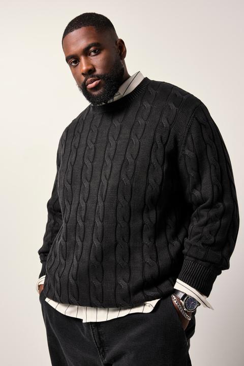 Produktbild Sthuge Pullover, Zopfstrick, Vintage Look, bis 7 XL (4XL)