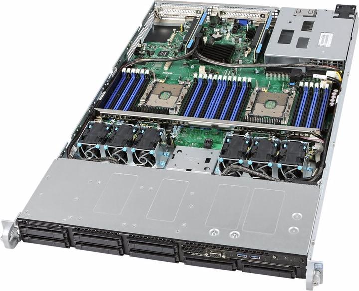 Produktbild Intel Server Barebone R1208WFTYS S2600WFT 1xPSU 1xHSBP SAS/NVMe Combo.5inch Dual