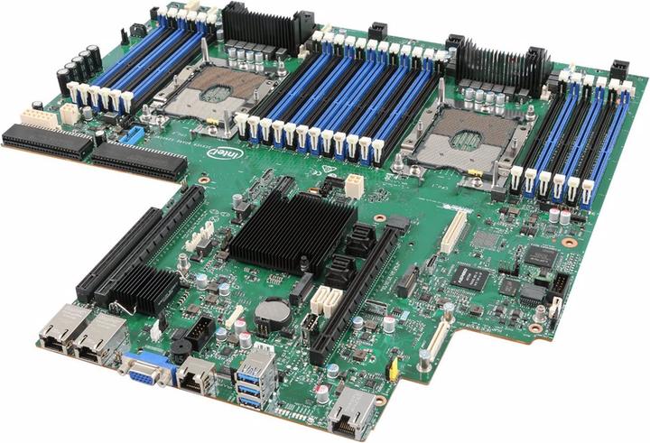Produktbild Intel Server Barebone R1304WFTYSR Dual port 1x S2600WFTR PSU