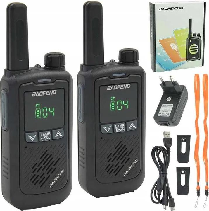 Actual product image Baofeng Walkie-Talkie BF-T17 Black (10 km)