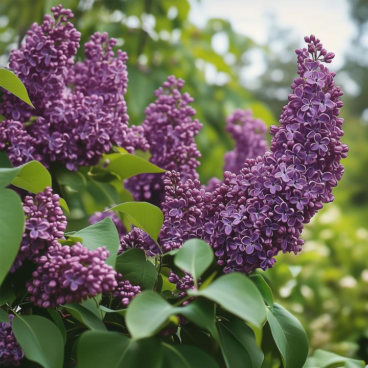Produktbild Plant in a Box Syringa vulgaris 'Ludwig Spath', 'Michel Buchner', 'Mme Lemoine' - 6er Set Gartenpflanzen (25 cm)