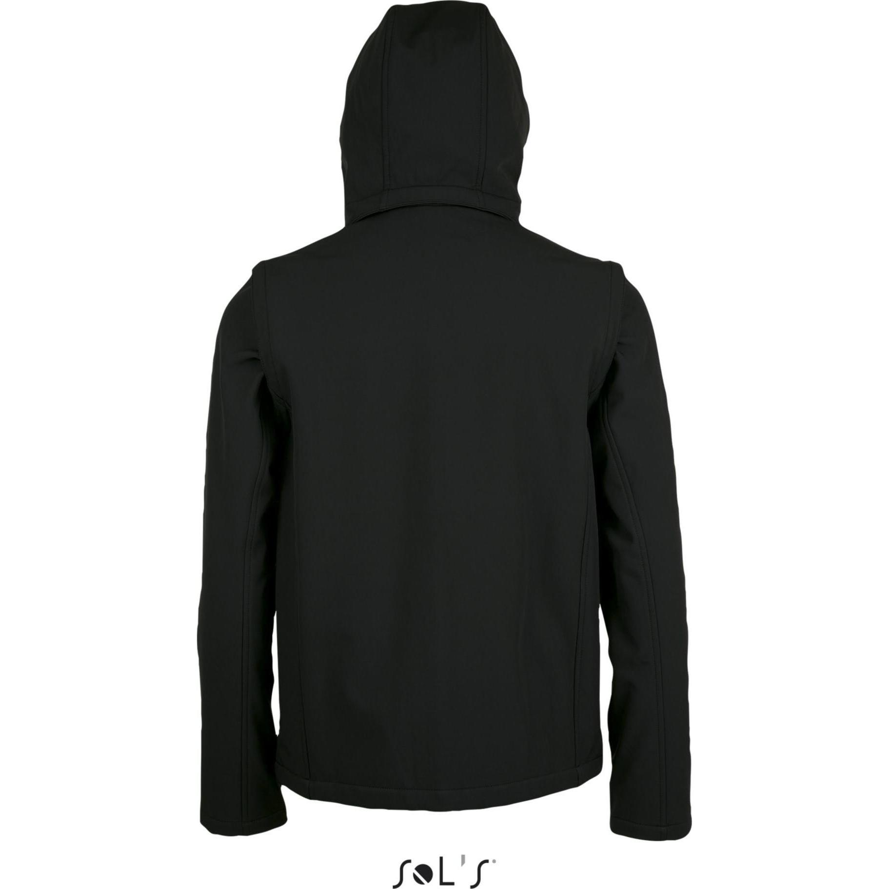 Thumbnail - Sol's, Herren, Jacke, windbreaker transformer (3XL), Schwarz, 3XL