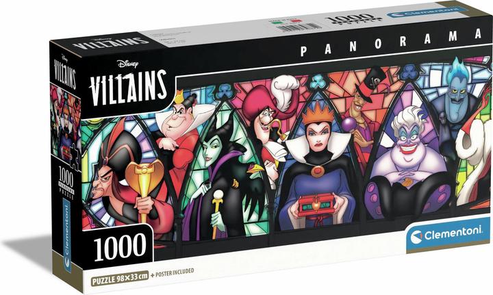 Produktbild Clementoni DISNEY - Villains - Puzzle Panorama 1000P (1000 Teile)