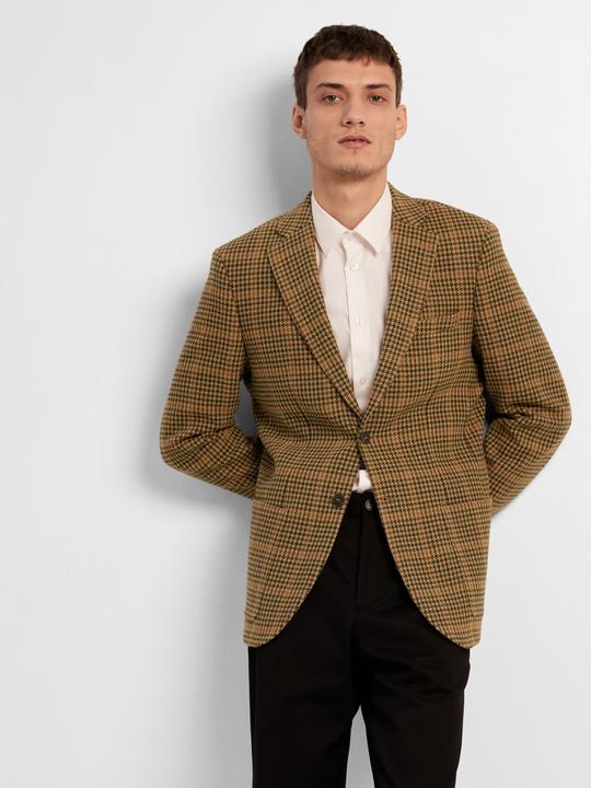 Actual product image Selected Plaid Single Breasted Blazer (48)