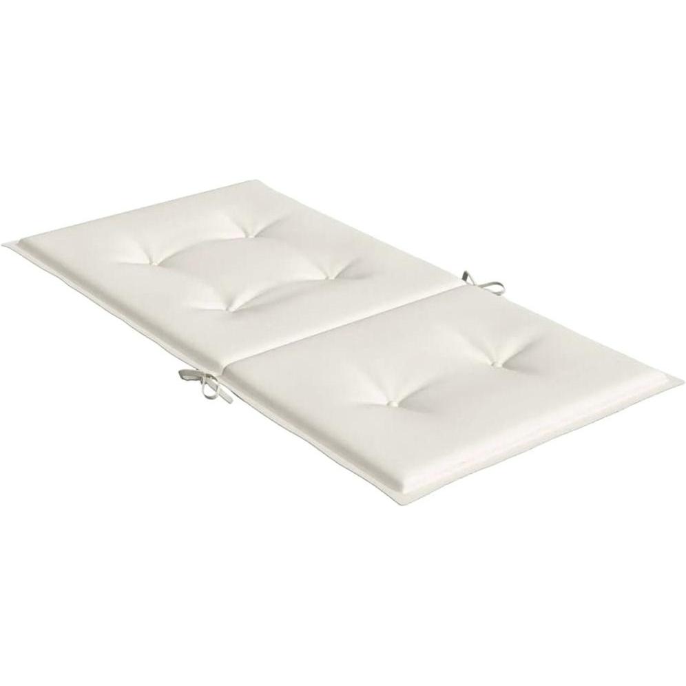 VidaXL, Sitzkissen, Niedriglehner-Auflagen 2 Stk. Stoff (100 x 50 x 4 cm)