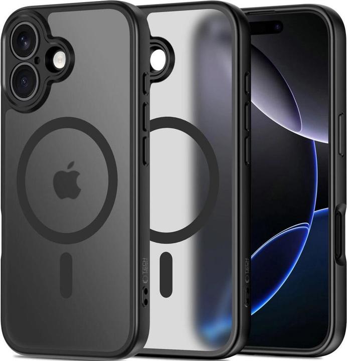 Produktbild Tech-Protect BasicMag MagSafe Case for iPhone 17 - Matte Black (Apple iPhone 17)