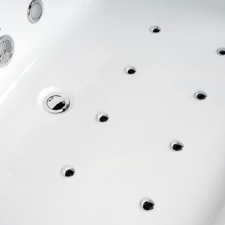 Actual product image Home Deluxe Whirlpool bath with LED light therapy NAUTICA M - 175x85cm (130 l, 85 cm, 175 cm)