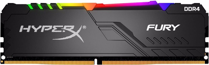 Produktbild Kingston Memory DDR4, CL16, DIMM, Kit of 4, HyperX FURY RGB (4 x 32GB, 2666 MHz, DDR4-RAM, DIMM)